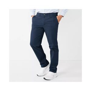 Sonoma Goods For Life Flexwear Navy Blue Straight-Fit Chinos Pants 30x32